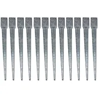 Estexo Einschlagbodenhülse 12 x 91 x 900 mm Feuerverzinkt