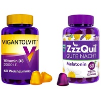  Vigantolvit 2000 i.E. Vitamin D3 60 stk + Wick