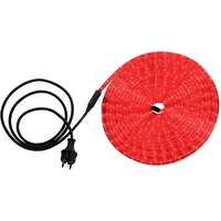 GLOBO LED Deko Lichterschlauch Rot 1,5m Zuleitung Stecker Außen