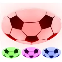 GLOBO Kinder Decken Lampe DIMMBAR Fußball Glas Leuchte FERNBEDIENUNG