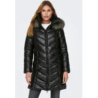 Only Steppmantel in schwarz, - S