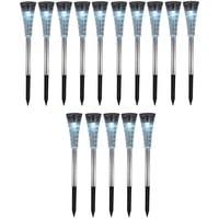 GLOBO 15er Set RGB LED Steck Lampen Außen Solar