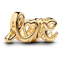 Pandora Charm Handgeschriebene Liebe Goldfarben