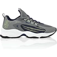 Plein Sport Herren Halbschuhe Runner Sneaker Dunkelgrau, 36
