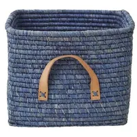 Rice quadratisch Raffia Korb