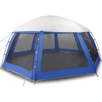 VidaXL Poolzelt mit abnehmbarem Überzelt Netzwänden Azurblau 612x612cm