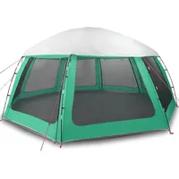 VidaXL Poolzelt mit abnehmbarem Überzelt Netzwänden Meergrün 612x612cm