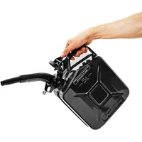Bw BW® Kraftstoffkanister Metall Benzinkanister 5 Liter mit Ausgießer