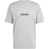 Adidas Herren Essentials LINEAR Single Jersey Tee, medium Grey