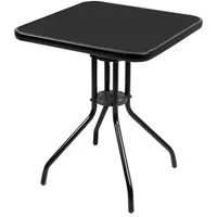 Lex Gartentisch Bistrotisch Balkontisch Glastisch 60 x 60 cm