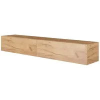 Planetmöbel West TV-Schrank, Fernsehtisch 200 cm lang, TV-Board hängend