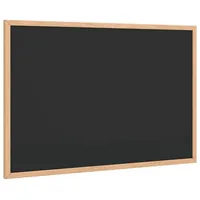 VidaXL Kreidetafel mit massivem Kiefernholzrahmen Schwarz 60x40 cm