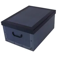 Kreher XXL Dekokarton, Aufbewahrungsbox mit Deckel und Griffen. 45