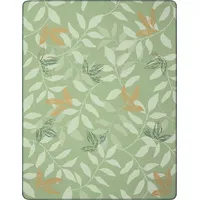 Biederlack »Wohndecke Greenery«, im floralen Design grün