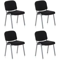 HJH Office 4er Pack Silber, Schwarz
