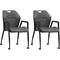 Omg design Armlehnstuhl OMG DESIGN "Point", grau (anthracit, schwarz),