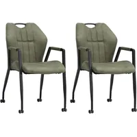 Omg design Armlehnstuhl OMG DESIGN "Point", grün (moss, schwarz),