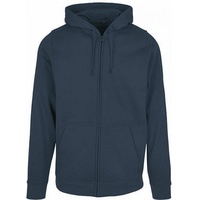 Build Your Brand Basic Reißverschlusspullover Navy 3XL