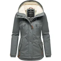 Marikoo Damen warme Winterjacke mit kuscheliger Kapuze Bikoo Stormy
