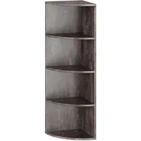 Ricoo Eckregal 110 x 33 x 33 cm Grau