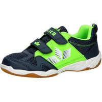 LICO Sport V Hallenturnschuhe, Marine/Lemon, 37 EU
