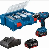 Bosch Professional Akku-Bohrschrauber GSR18V-21 18V + 2 Akkus 4Ah