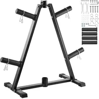 Vevor Hantelscheibenständer A-Rahmen-Hantelscheibenbaum für 2-Zoll-Hantelscheiben, Hantelscheibenbaum, 136 kg Tragkraft,