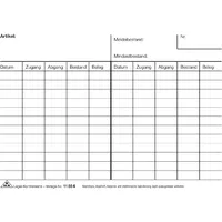 RNK Lager-Kontrollkarten 11556 weiß 100 Stück