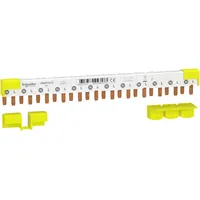 Schneider Electric Acti9 Phasenschiene Stift, 1P+N, 9mm-Stift-Abstand, 80A, 12