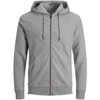 JACK & JONES Herren Hoodie Kapuzenpullover JJEBASIC ZIP Regular