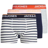 JACK & JONES Unterhose DAVE Trunks 3er Pack