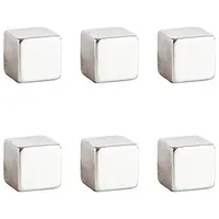 ALLboards Magnet silber, Metall 1,0 x 1,0 x 1,0