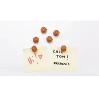 ALLboards Polyeder Magnet braun, Kork 1,5 x 1,5 cm,
