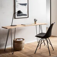 FineBuy Schreibtisch FineBuy Bürotisch 150 cm Akazie Massivholz Computertisch