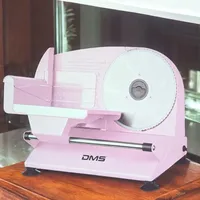 DMS® DMS Allesschneider AS-400R, Rosa, Brotschneidemaschine, Küche, Wurst -