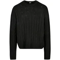 URBAN CLASSICS Boxy Sweatshirt - Black - L