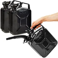 Bw BW® Kraftstoffkanister Metall Benzinkanister 3x 5 Liter mit