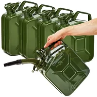 Bw BW® Kraftstoffkanister Metall Benzinkanister 5x 5 Liter mit