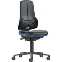 Bimos Arbeitsstuhl Neon XXL bis 180 kg mit Rollen,