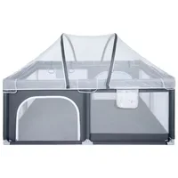 ONVAYA® Laufgitter mit Insektenschutznetz Laufstall für Babys | 120
