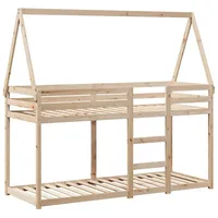 VidaXL Etagenbett ohne Matratze 90x200 cm Massivholz Kiefer