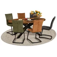 Omg design Freischwinger OMG DESIGN "Amara", braun (cognac, schwarz),