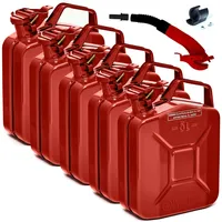 Bw BW® Kraftstoffkanister Metall Benzinkanister 5x 5 Liter mit