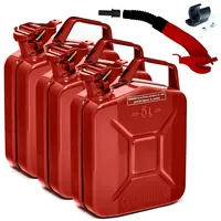 Bw BW® Kraftstoffkanister Metall Benzinkanister 3x 5 Liter mit