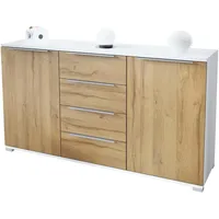 Vladon Sideboard Linio V1 (Anrichte, mit 2 Türen und