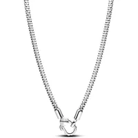 Pandora 393682C00 Damen-Halskette Silber, Nieten, 50 cm