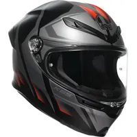 AGV K6 S Karve Schwarz-Grau-Rot S