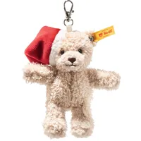 Steiff 122607 - Schlüsselanhänger Teddybär Ben Cosy Christmas, beige,