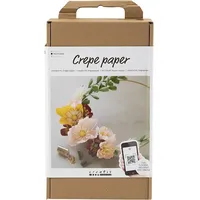 Creativ Company DIY Sets Krepppapier Kreativ Set Krepppapier, Strohkranz,