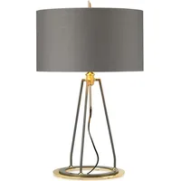 Elstead Lighting Elstead Lighting, Tischlampe, Ferrara Tischleuchte E27 Dunkelgrau